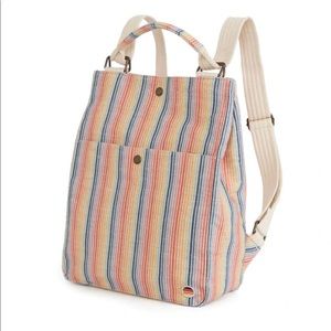 Marine Layer Rainbow Stripe Backpack/Tote